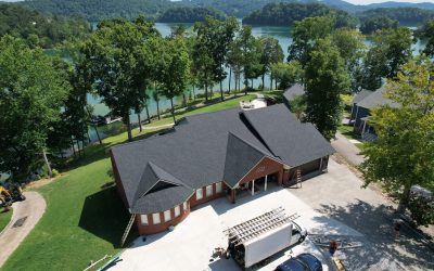 Sharps Chapel Roof and Gutter Replacement Refreshes Norris Lake Home