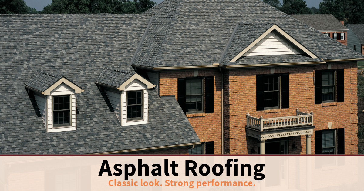 Asphalt Roofing in East TN