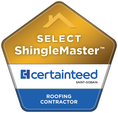 Select ShingleMaster Certainteed Roofing Contractor