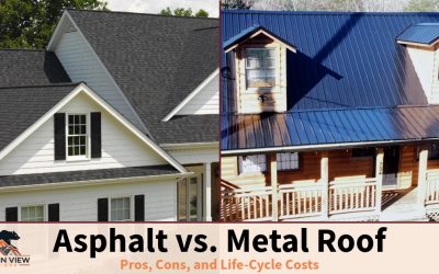 Asphalt vs. Metal Roofing: Pros, Cons, and Life-Cycle Costs